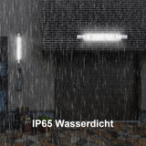 LED Feuchtraumleuchte 150CM mit 45W 5000k Kaltlweiß 4950Lumen, Ultraslim Deckenleuchte Feuchtraum Flach Wasserfest IP65 Wannenleuchte Werkstattlampe für Keller Garage, Weiß