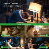 Bogenlampe mit Fernbedienung | Wohnzimmer Stehlampe Dimmbar | Inklusive LED E27 I Braun Stoffschirm 33 cm I Fußschalter I Bogenleuchte Vintage geeignet für Schlafzimmer, Hotel [Energieklasse E]