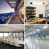 LED Feuchtraumleuchte 120CM mit 36W 5000k Kaltlweiß 3960Lumen, Ultraslim Deckenleuchte Feuchtraum Flach Wasserfest IP65 Wannenleuchte Werkstattlampe für Keller Garage, Schwarz