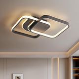 LED Deckenlampe Dimmbar 65CM, 45W 5600lm Deckenleuchte Wohnzimmer mit Fernbedienung/Memory-Funktion, Stufenlos 2800-6000K Wohnzimmerlampe für Schlafzimmer Esszimmer Kinderzimmer Flur, Schwarz