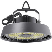 LED Hallenstrahler 150W Kaltweiß 5000K | 25500lm 90°Abstrahlwinkel UFO Highbay Industrielampe IP65 Hallenbeleuchtung für Gewerbliche Lager/Werkstatt/Garage leuchte [Energieklasse B]