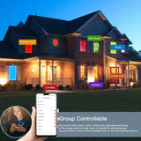 LED Deckenlampe Smart 24W Kompatibel mit Alexa und Google Assistant Ø30cm, Steuerbar via App mit 16 Millionen DIY Farben, Wifi Deckenleuchte mit Fernsteuerung für Schlafzimmer, Wohnzimmer [Energieklasse F]