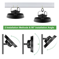 Hallenstrahler 150W Kaltweiß 5000K | 25500lm 90°Abstrahlwinkel UFO Highbay Industrielampe IP65 Hallenbeleuchtung für Gewerbliche Lager/Werkstatt/Garage leuchte [Energieklasse B]