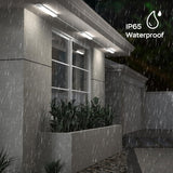 LED Feuchtraumleuchte 40CM mit Stecker und Schalter Plug und Play, Einfache Reihenschaltung Werkstattlampe mit 16W 5000k Kaltlweiß 1760Lumen, Wasserfest IP65 für Keller Garage, Weiß