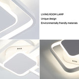 LED Deckenlampe Wohnzimmer 32W 3300LM mit Fernbedienung, 3000-6500K Stufenlos Dimmbar, Deckenleuchte mit Speicherfunktion, Metall, Für Schlafzimmer Esszimmer Flur [Energieklasse F]