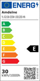 Amdelne LED Panel Deckenleuchte 100x25cm, 3000-6500K + RGB Deckenleuchte Dimmbar, 30W+4W Deckenlampe Lang Flach mit Fernbedienung Nachtlicht Memory-Funktion für Wohnzimmer Schlafzimmer Büro küche