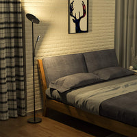 Stehlampe Dimmbar 4200LM, 3000-6000K Stehlampe Wohnzimmer, Deckenfluter LED Dimmbare mit Fernbedienung & Touch-Steuerung, Stehleuchte Leselampe für Schlafzimmer Büro Höhle, Schwarz