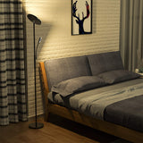 Stehlampe Dimmbar 4200LM, 3000-6000K Stehlampe Wohnzimmer, Deckenfluter LED Dimmbare mit Fernbedienung & Touch-Steuerung, Stehleuchte Leselampe für Schlafzimmer Büro Höhle, Schwarz