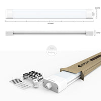 Anten 18W Ultraslim LED Feuchtraumleuchte 60cm (Kaltweiß 6000K)