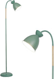Anten Giraffe | Schwenkbare Stehlampe Pastel Grün | E27 Fassung MAX 60W | Höhe 159CM | Retro Metall-Stehleuchte | 1 Flammig | Für Wohnzimmer, Schlafzimmer und Arbeitszimmer [Energieklasse A]