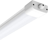 Anten LED Feuchtraumleuchte 120CM mit 36W 4000k Neutralweiß 3300Lumen Ultraslim Deckenleucht Wasserfest IP65 mit PC Abdeckung für Keller Garage  Neutralweiß, 36W4000K