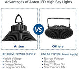 Anten PET-Reflektionsdesign LED Hallenstrahler 150W UFO Kaltweiß(5700-6500K), LED Hallenbeleuchtung LED High Bay Licht 130LM/W Schutzart IP65, 120°Abstrahlwinkel [Energieklasse A++]