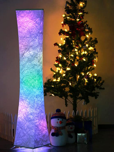 Anten RGB LED Stehlampe Wohnzimmer Dimmbar, 15W Tyvek Stehleuchte Stan